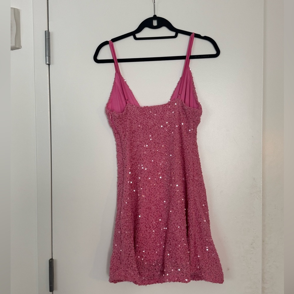 Princess Polly Pink Sequin Mini Dress - Picture 2 of 4